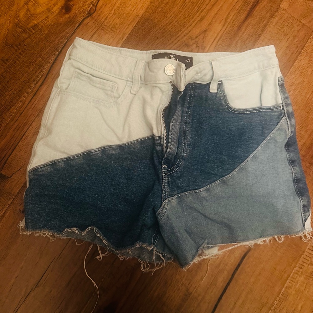 Hollister Patch Work Denim Women Shorts